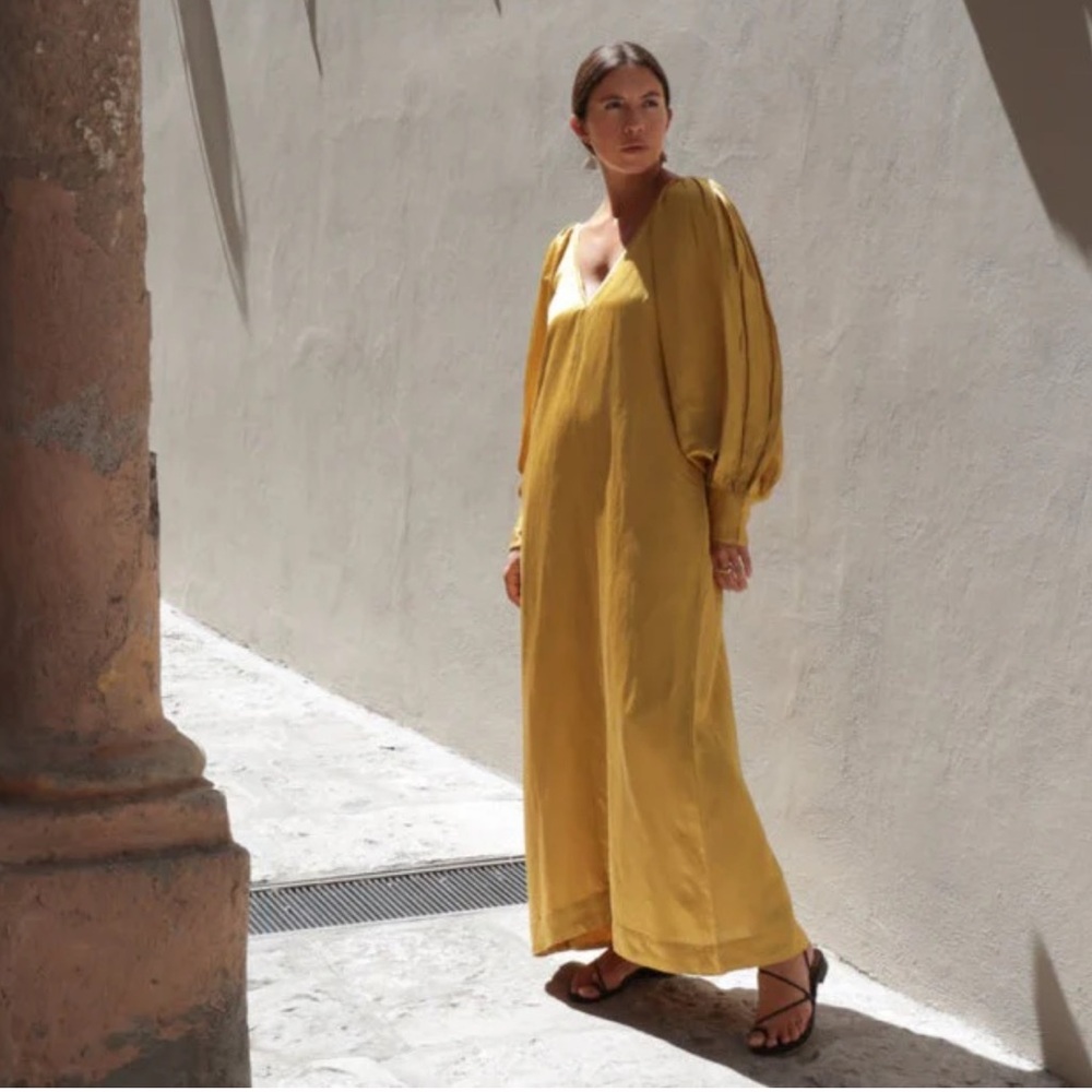 LAUDE THE LABEL LUPITA MAXI DRESS IN CITRINE Size XXS/ XS